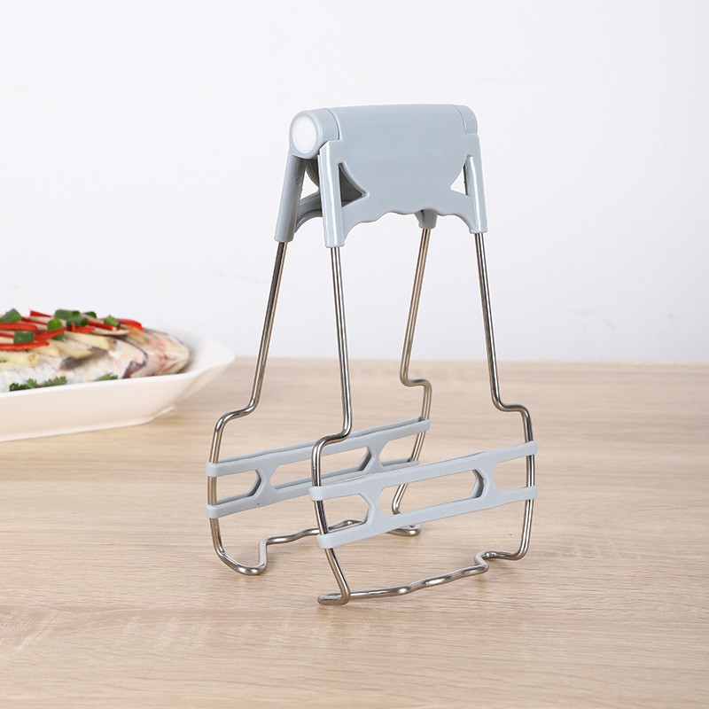 실리콘 화상 방지 클립 (모란디 블루)