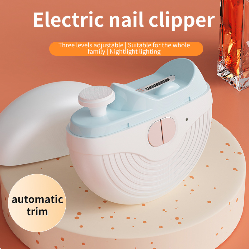 Two-In-One Electric Nail Clipper Rechargeable Fully Automatic Nail Clipper Household Baby Portable Children's Nail Polisher
