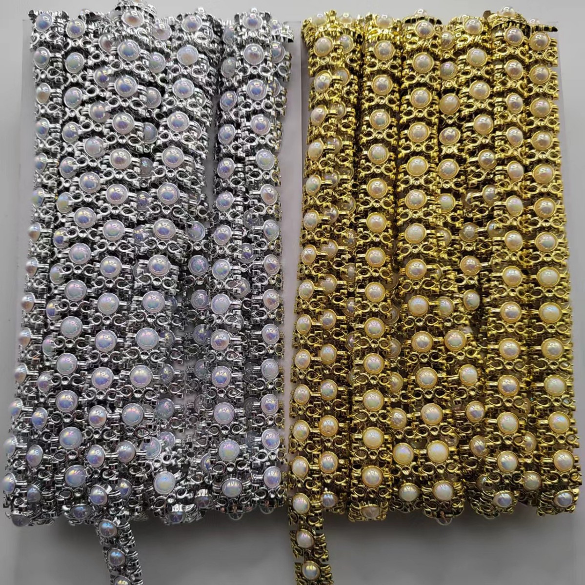 Accesorios de vestuario Accesorios de vestir Accesorios de una sola fila con corona de diamantes al por mayor Diamante de alambre Diamante de malla Decoración de taladro de fila de plástico