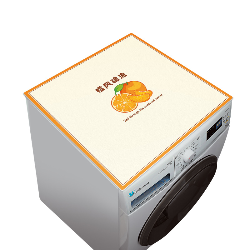 Conejo nuevo tambor lavadora cubierta de polvo paño multifunción microondas horno cubierta de cuero toalla refrigerador estera impermeable y a prueba de aceite