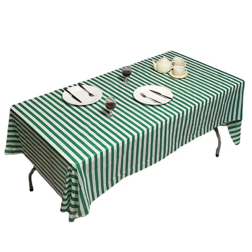 Cross-border disposable plastic tablecloth, PE waterproof and oil-proof, rectangular birthday party decoration, red and white checkered