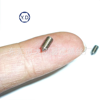 非标定制品电子连接器专用不锈钢内梅花槽尖尾紧定螺钉M2M2.5