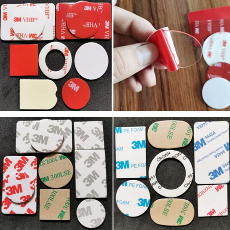 海棉双面胶高粘强力eva泡棉泡沫双面胶纳米透明亚克力胶PE双面胶3