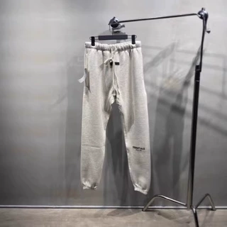 Essentials-SS22- Sweatpants小标植绒款 休闲百搭束脚长裤