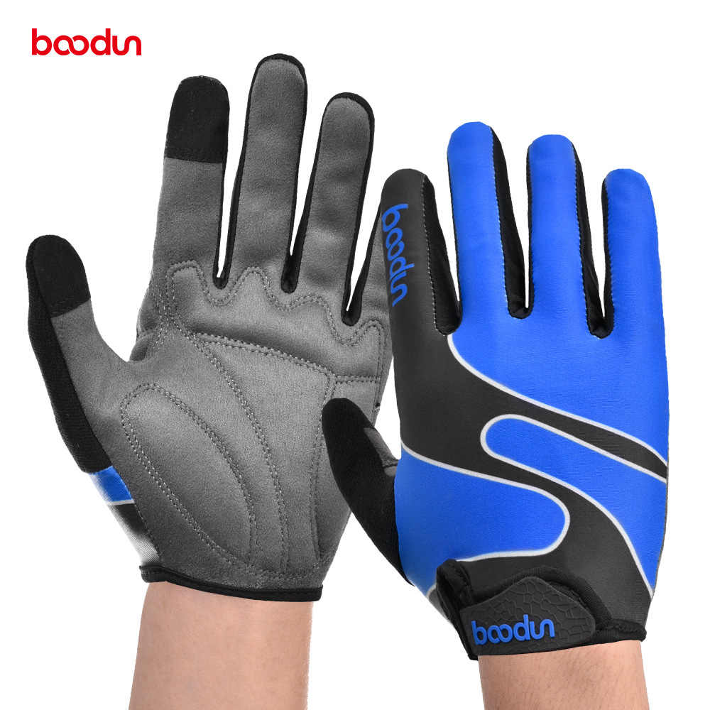 Gants longs Boodun, écran tactile en lycra, équipement de cyclisme pour sports de plein air, gants de vélo_voghion.com