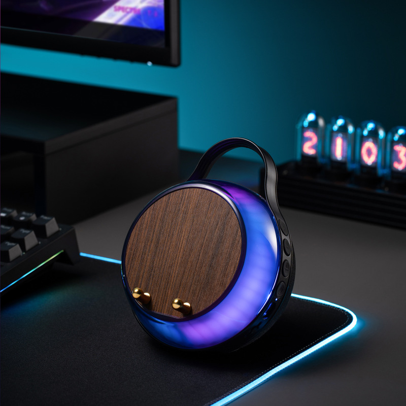 マジックライトワイヤレスBluetoothスピーカー、ダイナミックなリズム雰囲気ライト、中国のバレンタインデーギフト、無料Bluetooth、2025年新型Bluetoothスピーカー|undefined