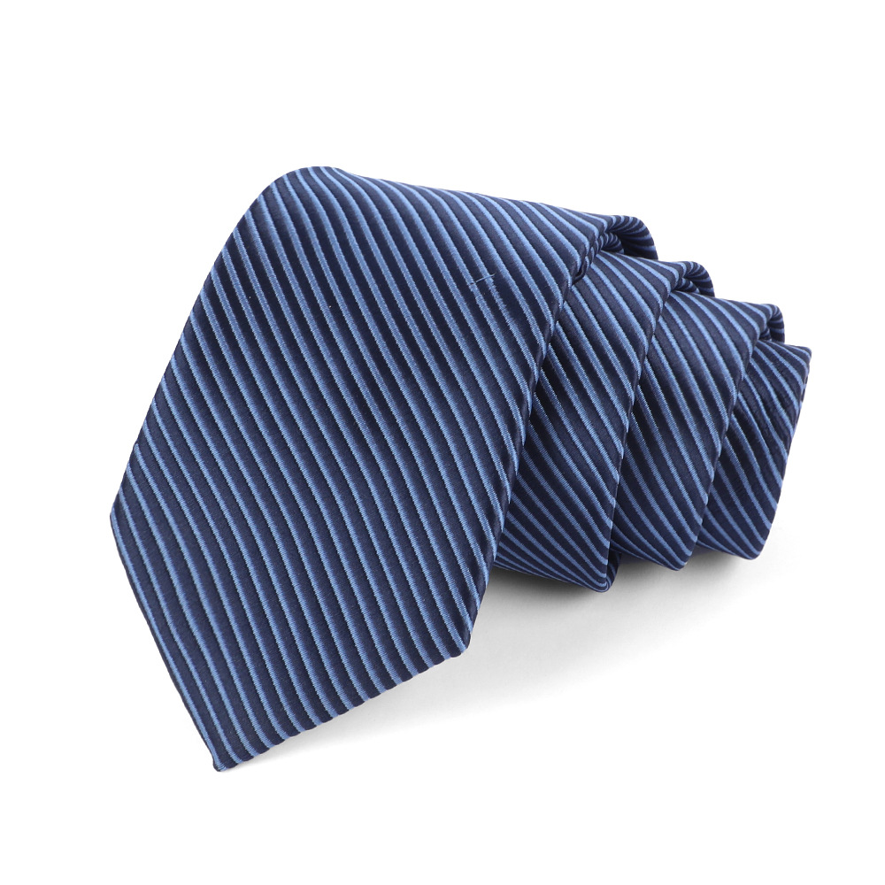 Corbata de hombre 8cm para hombre, bordado jacquard de alta calidad para hombre, corbata de negocios, corbata de seda de poliéster, fábrica al por mayor