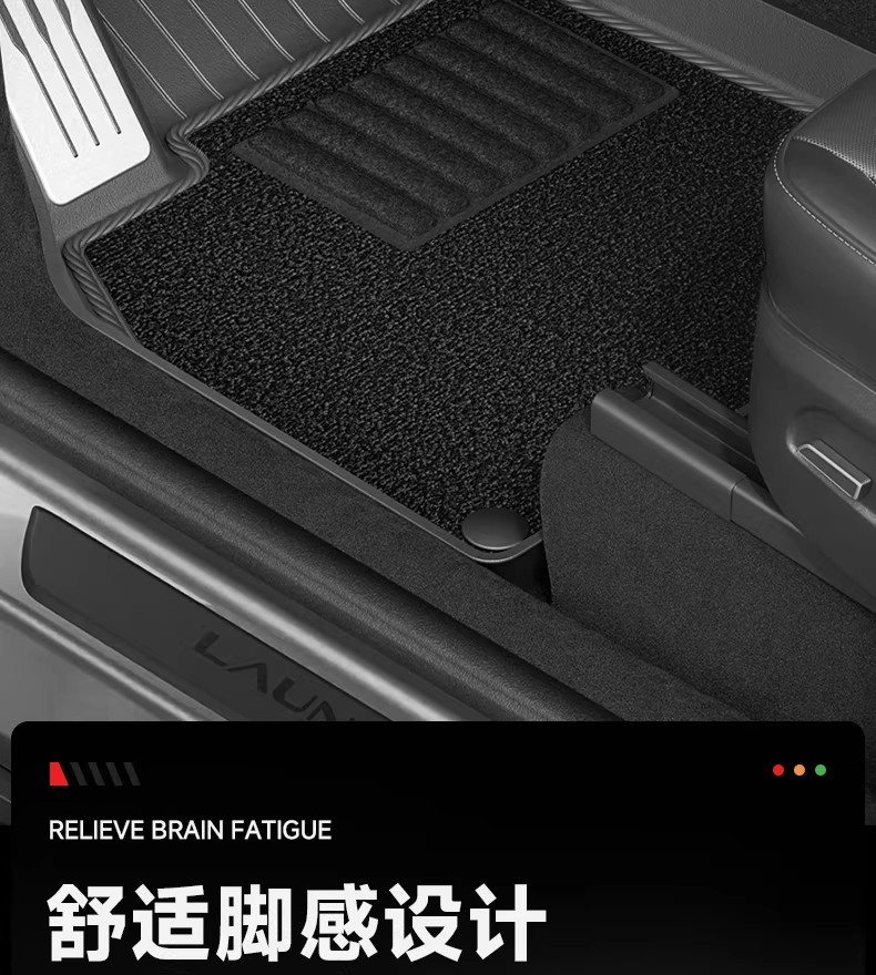 Suitable for the New Tesla Model 3Y Special Floor Mats, Tesla Full-Coverage Floor Mats, Tpe Car Accessories Wholesale