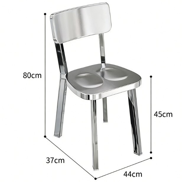 Mesa de comedor plegable de gran estante, mesa de comedor de acero inoxidable, mesa de mesa