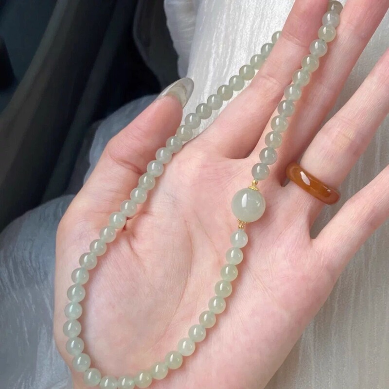 New Chinese-Style Light Blue Double-Circle Stacked Bracelets, Exquisite and Simple, Fashionable and Versatile, Friendship Beaded Bracelets for Women New Chinese-Style Light Blue Double-Circle Stacked Bracelets, Exquisite and Simple, Fashionable and Versatile, Friendship Beaded Bracelets for Women