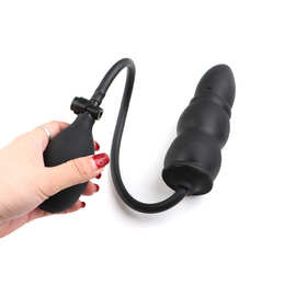 充气肛塞 情趣用品充气阳具后庭葫芦开发器 扩张器肛塞成人用品