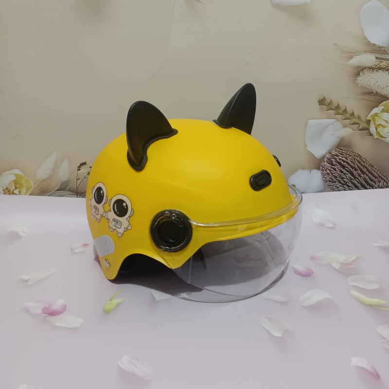 13호 스티커 [오렌지 HD 쇼트] 검은 고양이 귀