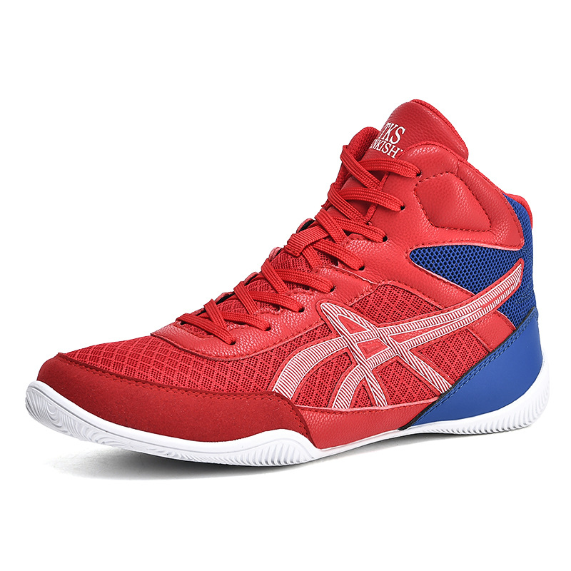 Wrestling Shoes for Men, Low-Cut Sanda Shoes, High-Cut Fighting Training Shoes, Boxing Shoes, Wrestling Boots, Boxing Shoes, Men's and Women's Wrestling Shoes