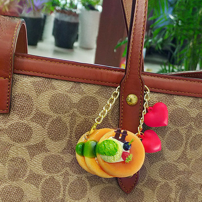 生产定制小可爱面点料理精美创意钥匙链包包挂件海量款式食玩模型|ms