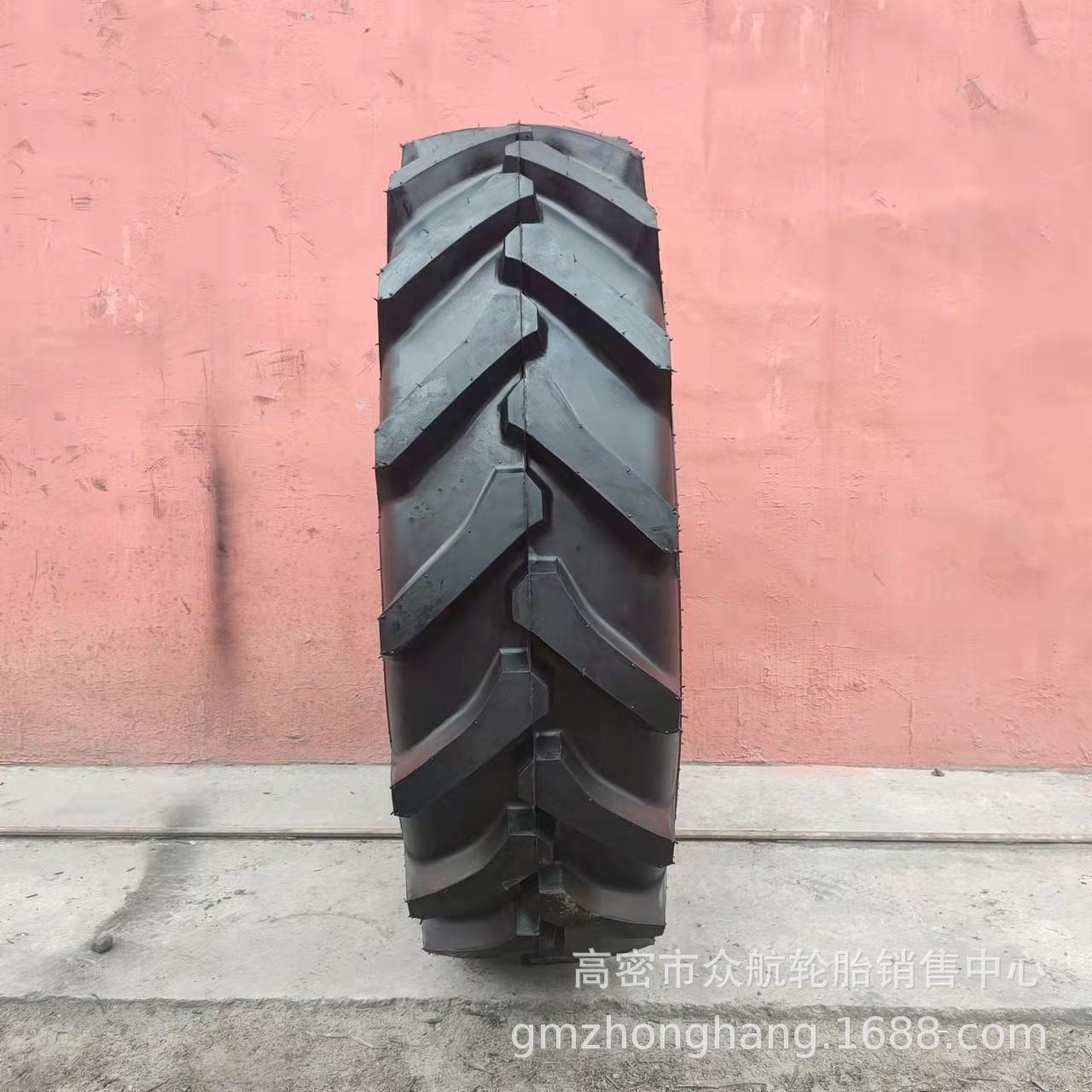 农业旱田轮胎13.6-16 13.6-20 13.6-24R-1人字花纹拖拉机耕种轮胎