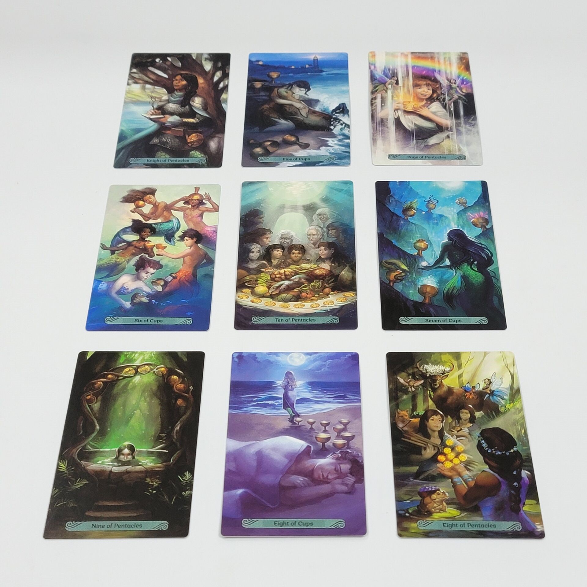 Carte da tarot a tema sirena set per gioco da tavolo_voghion.com