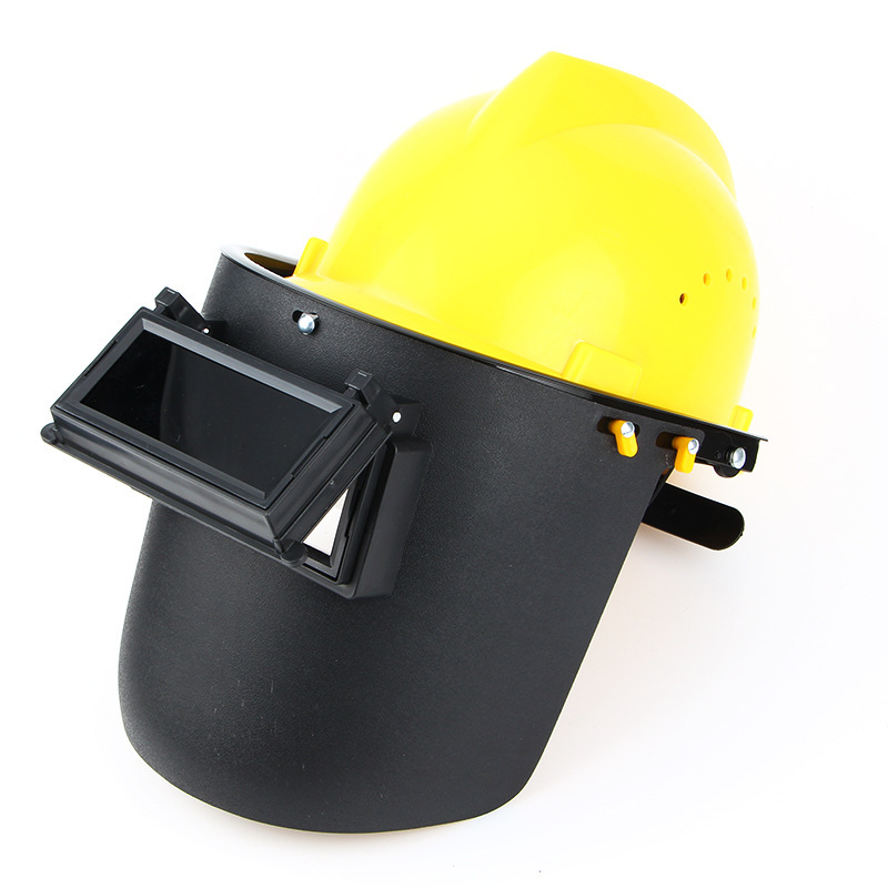 Welding Mask with Helmet-Style Protective Welder's Mask for Secondary Welding, Argon Arc Welding, Anti-Splash and Anti-Drill Welding Mask with Helmet-Style Protective Welder's Mask for Secondary Welding, Argon Arc Welding, Anti-Splash and Anti-Drill
