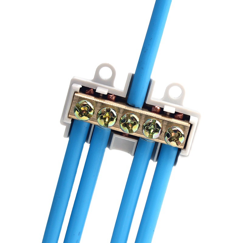 ZK-506 一进四出分线器 五位并线器 5孔接线端子 6平方大功率接头