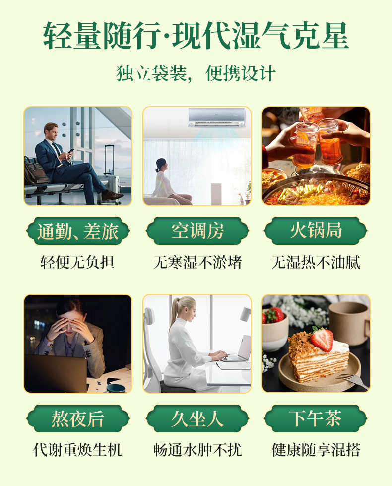 Fu Shi Chang Qing Gao (Herbal Dampness-Clearing Paste) — 14-Herb Food-Herb Herbal Paste, 10g × 10 Sachets key features