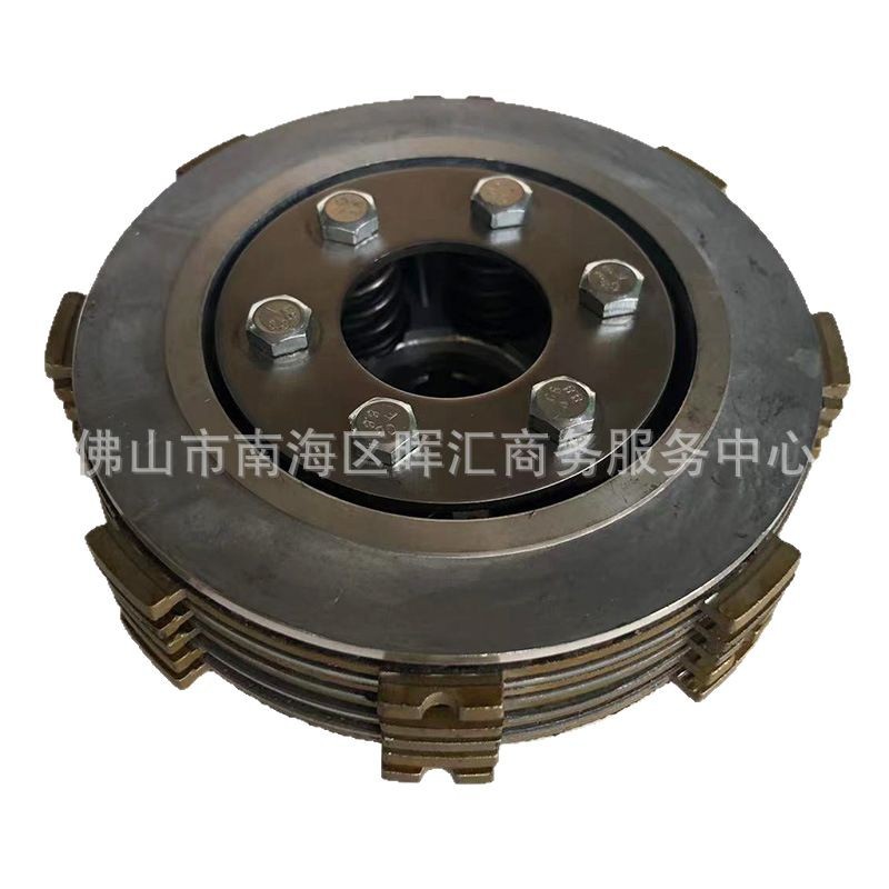 Fabricante transfronterizo Zongshen Piezas de motocicleta de tres ruedas Embrague de ensamblaje antiguo pequeño CG200 ensanchado 6 piezas 150FT125