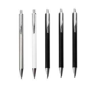 Cross-Border Spot Press Metal Signature Pen Business Advertising Gift Pen Press-Type Jumping Gel Pen Printing Logo