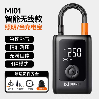 Buwei Car Air Pump Hava nasosu - buwei-mi01-air-pump-cordless-model
