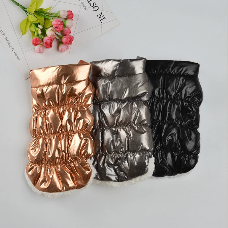 Amazon новый домашний питомец с яркой кожей хлопчатобумажная одежда для кошек осенняя зимняя куртка для собак одежда для собак маленькая зимняя куртка для собак