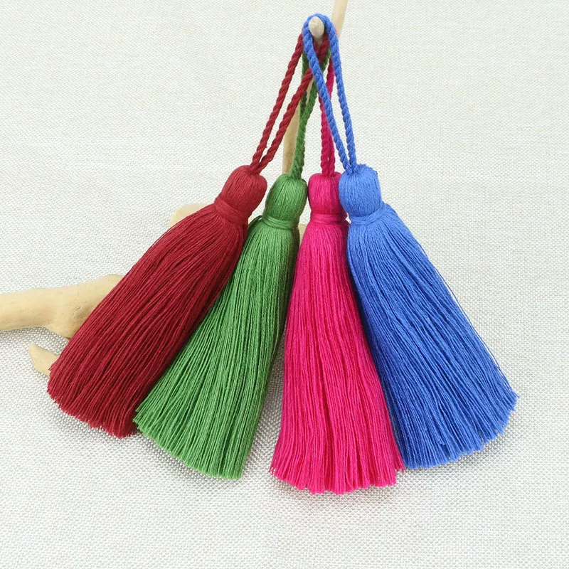 Cotton strap with tassels, pillow, adds volume, 10cm