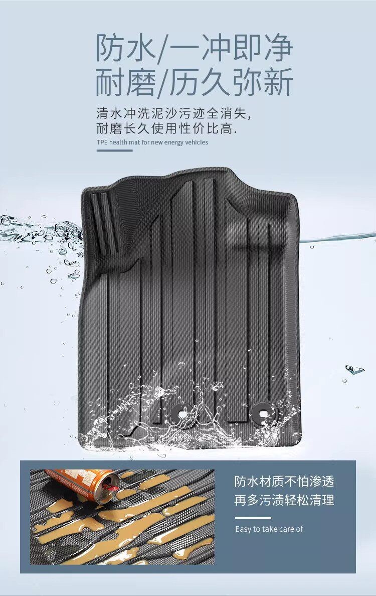 Suitable for Toyota Land Cruiser Lc200 Floor Mats Tpe Waterproof Trunk Mat Land Cruiser Car Accessories