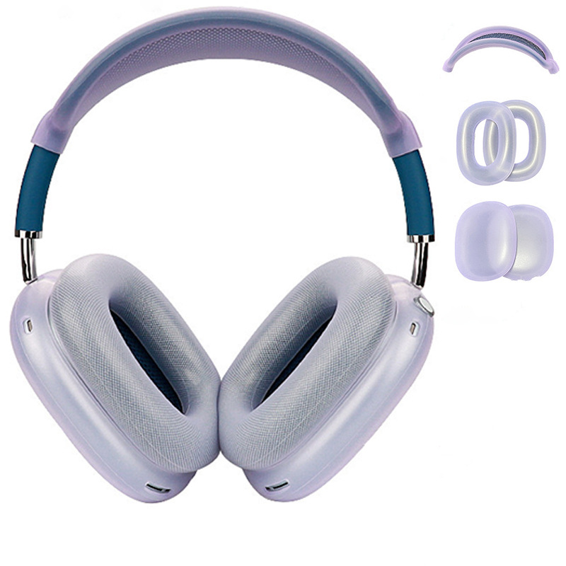 Funda para auriculares airpodsmax funda para auriculares Apple transparente funda protectora de silicona funda protectora para auriculares Bluetooth