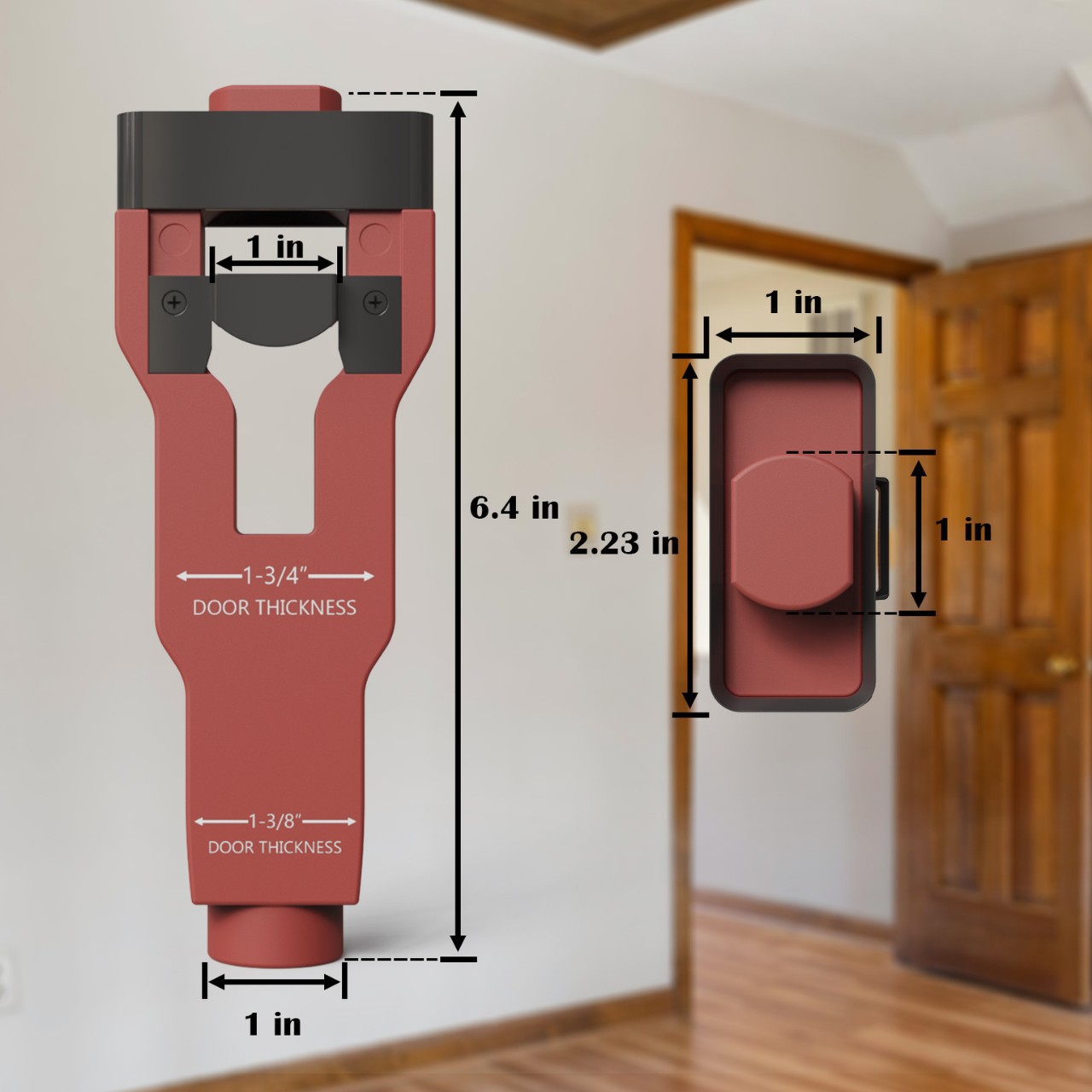 Kit de Herramientas para Instalar Pestillos de Puerta en Stock, para Ayudar a Remover Materiales
