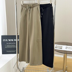 2025年冬新作 フェイジア ニットパンツ おしゃれ カジュアル ゆったり ワイドパンツ ベンダーパンツ 03015