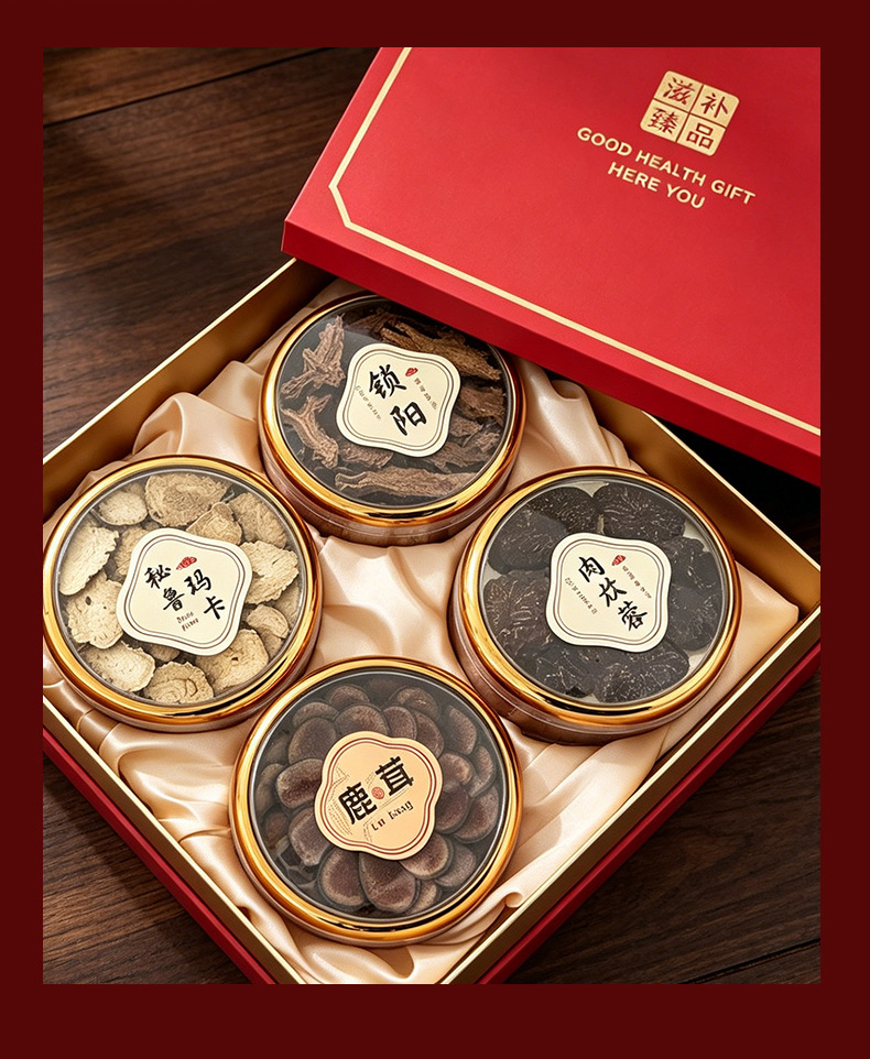 Deer Antler Slices Lu Rong 鹿茸 Northeast China Gift Box White and Red Powder Slices for Cooking and Tonic Soups specifications