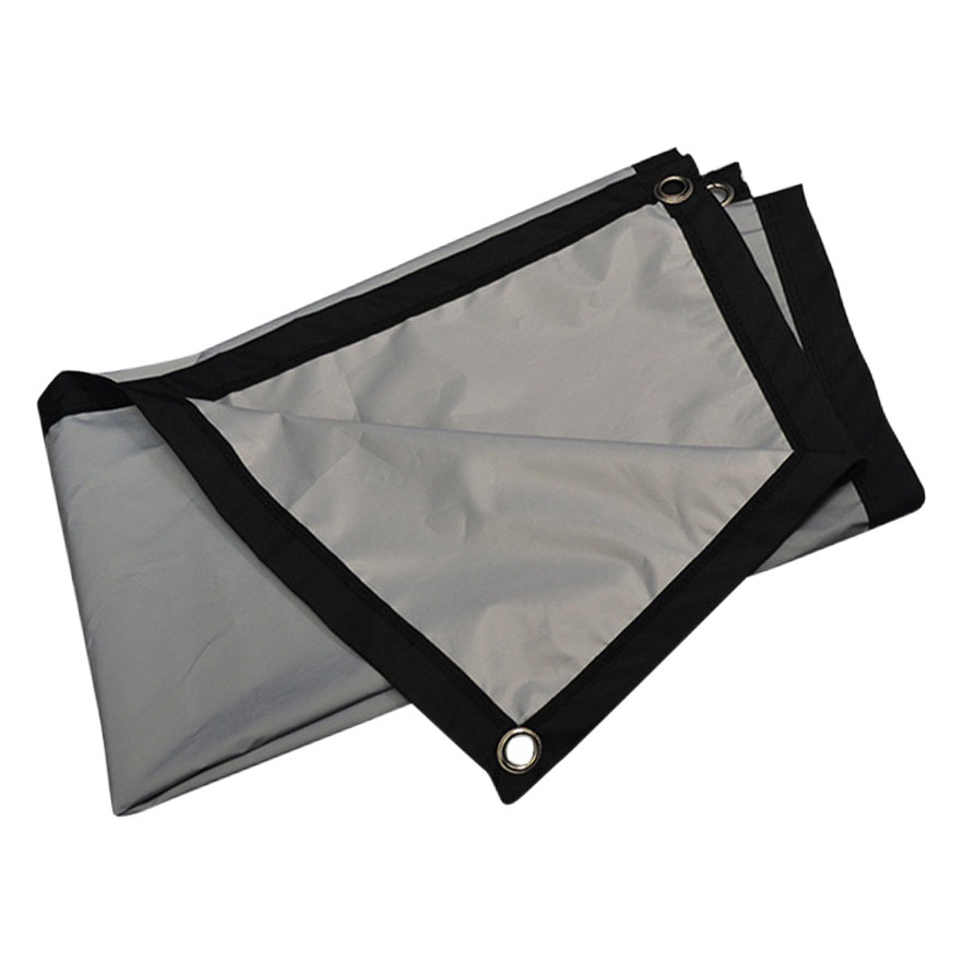 Pantalla plegable al aire libre portátil de la pantalla de proyector de la pantalla del metal simple Anti-luz que