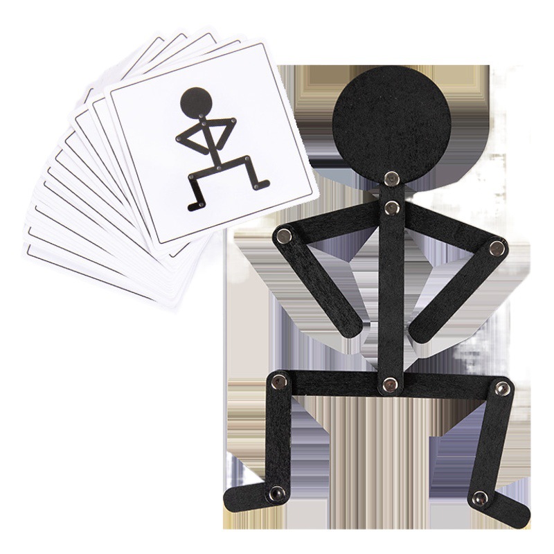 Educación temprana de los niños deportes villano rompecabezas Ilustración ejercicio coordinación mano-ojo concentración imaginación creativa juguetes educativos