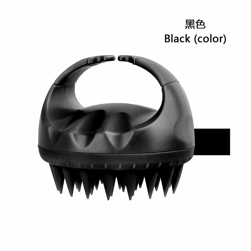 カラーシリコン洗髪ブラシマッサージブラシ洗髪神器頭部マッサージ櫛掴み器家庭用シリコンシャンプーブラシ|undefined
