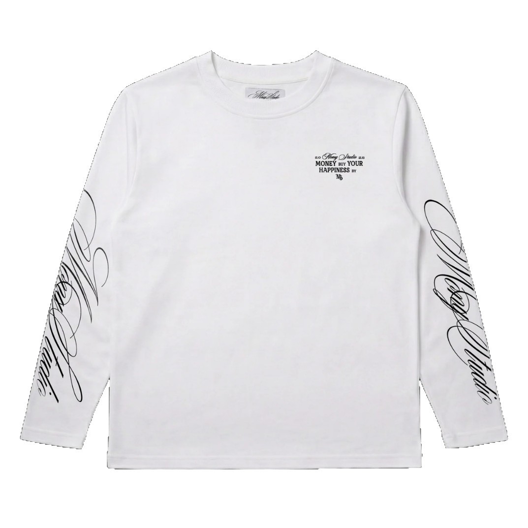 Money Studio MONEY BUY YOUR HAPPINESS T-shirt White