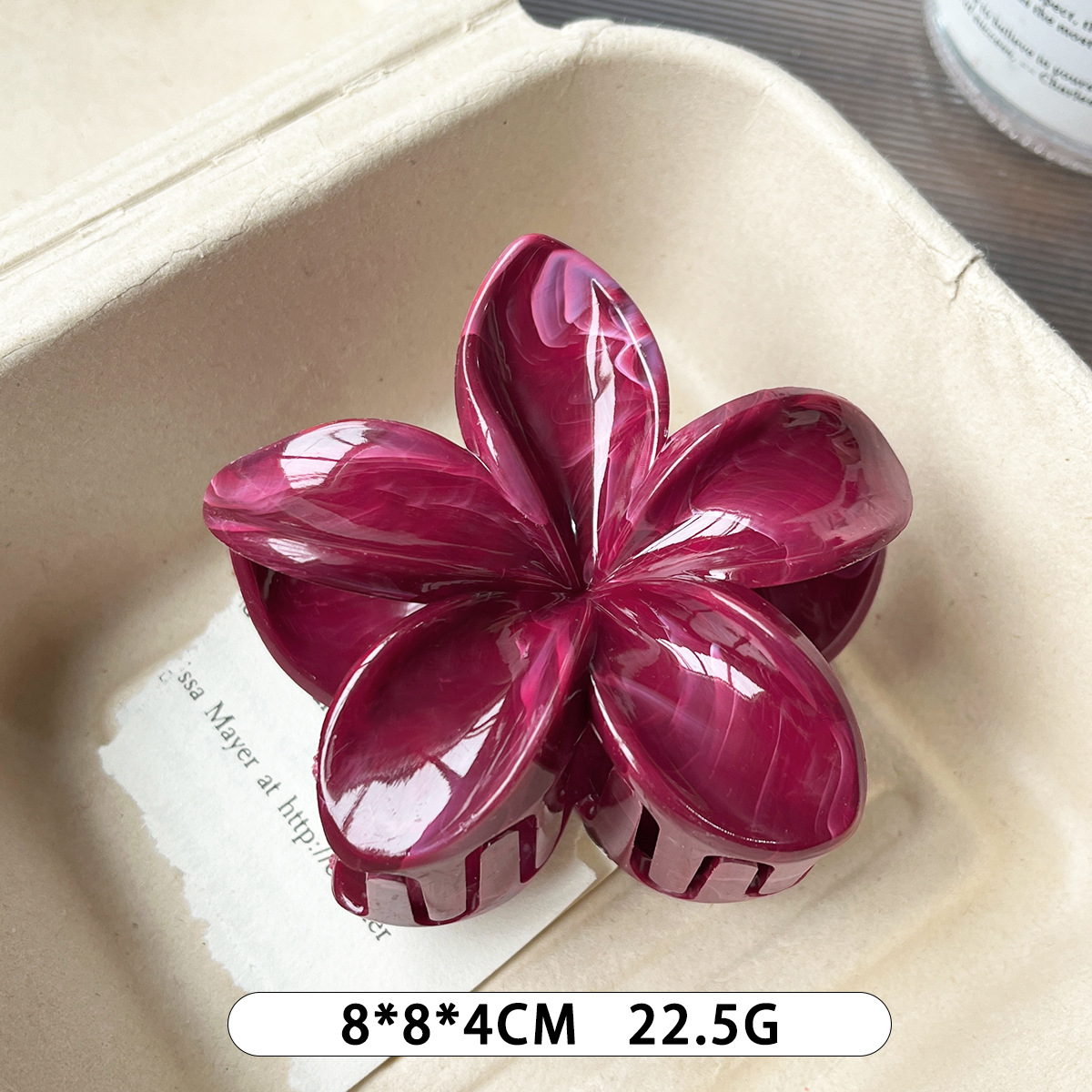 Flores de gran tamaño atrapar pinzas de pescado dulces coreanos pinzas de cabello coreanos de alta calidad delicados lindos clips joyas