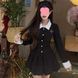 春季富家高级小香风裙子2025新款千金穿搭气miu连衣裙女质感系早
