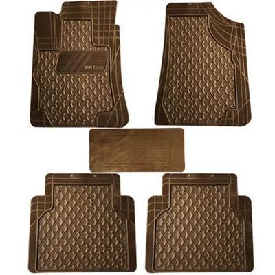 Factory direct universal car mats Ayaqaltılar (Kovriklər) - m5-golden-yellow-five-piece-set
