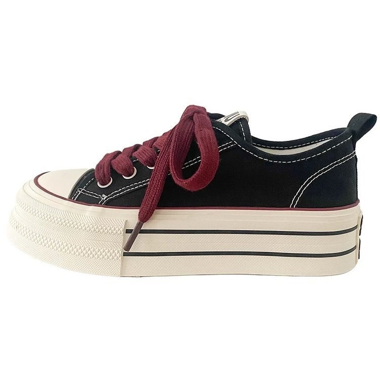 2026 nuevos zapatos de lienzo de otoño para estudiantes muffin skate 2026 principios de primavera alta image 6