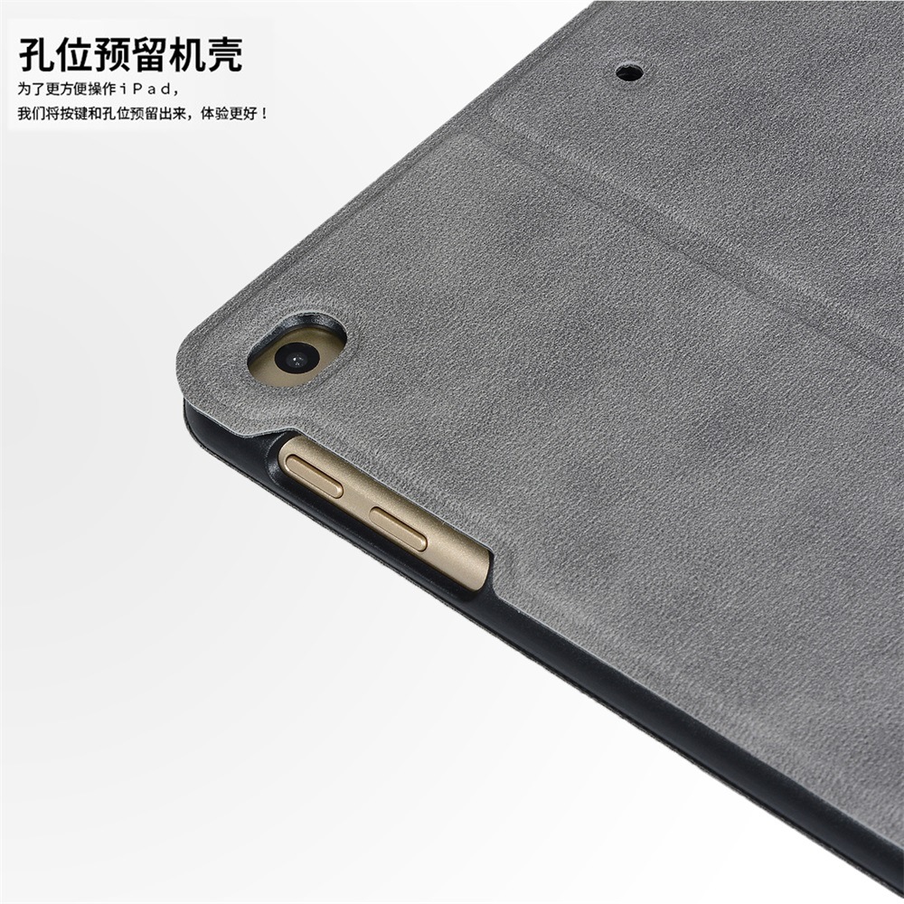 Aplicable iPad 10 2022 cubierta protectora de cabeza de ciervo retro 10.2 Air5 Pro 11 figura de ciervo cuero plano