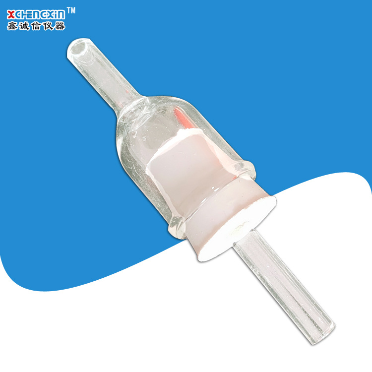 测硫仪配件玻璃二通阀胶塞过滤器 电解池玻璃熔板 砂芯厂家现货