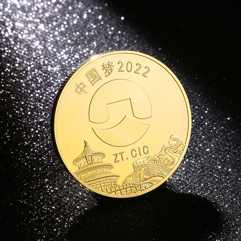 Monedas conmemorativas de guerreros de comercio exterior Museos de regalos de turismo Medalla conmemorativa Colección de regalos artesanal Medalla conmemorativa de oro