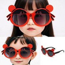 爆款儿童太阳镜哪吒同款时尚卡通防晒墨镜漫画潮童眼镜批发男女童