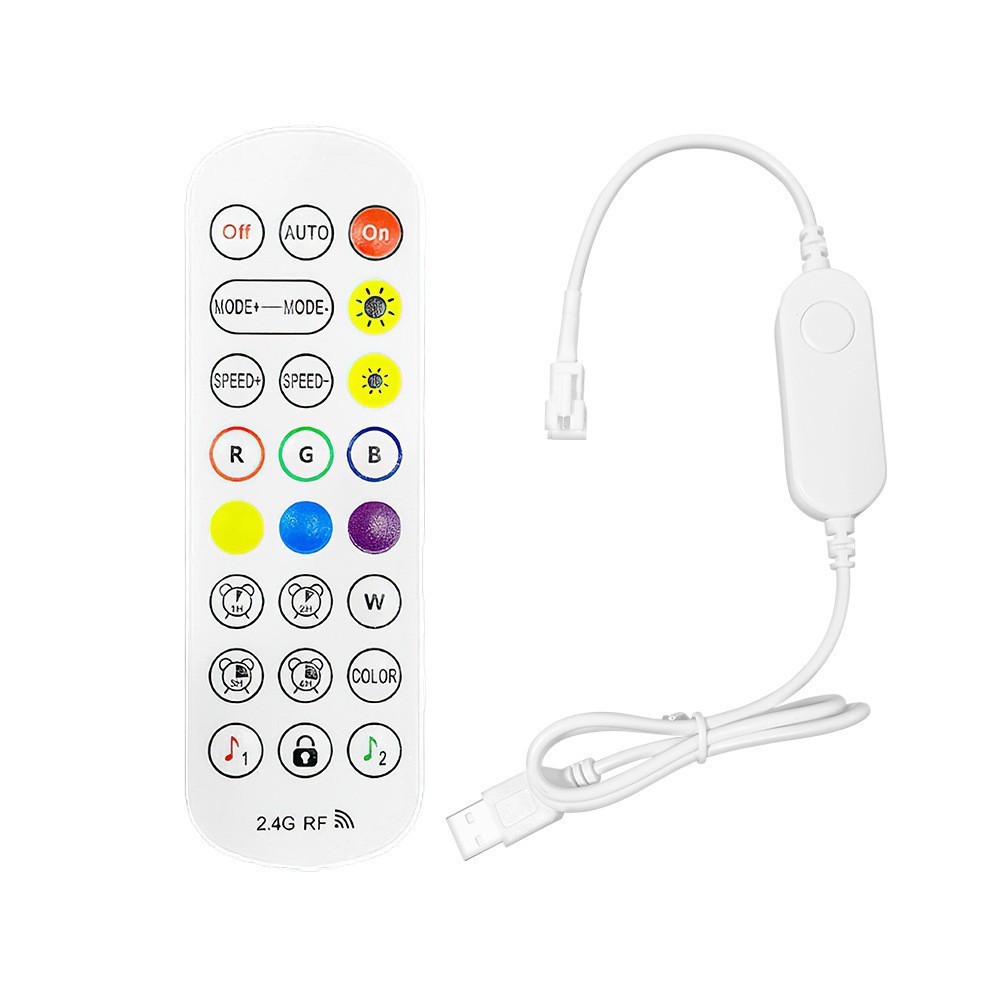 5V12V24V ışık şeridi fantom denetleyici 24 tuşlu Baolian lamba Bluetooth RGB dimmer renkli LED ışık şeridi kontrolü