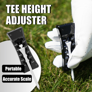 New 2Nd Generation Golf Tee Height Adjuster Grass Repair Tool Tee Holder Three-In-One