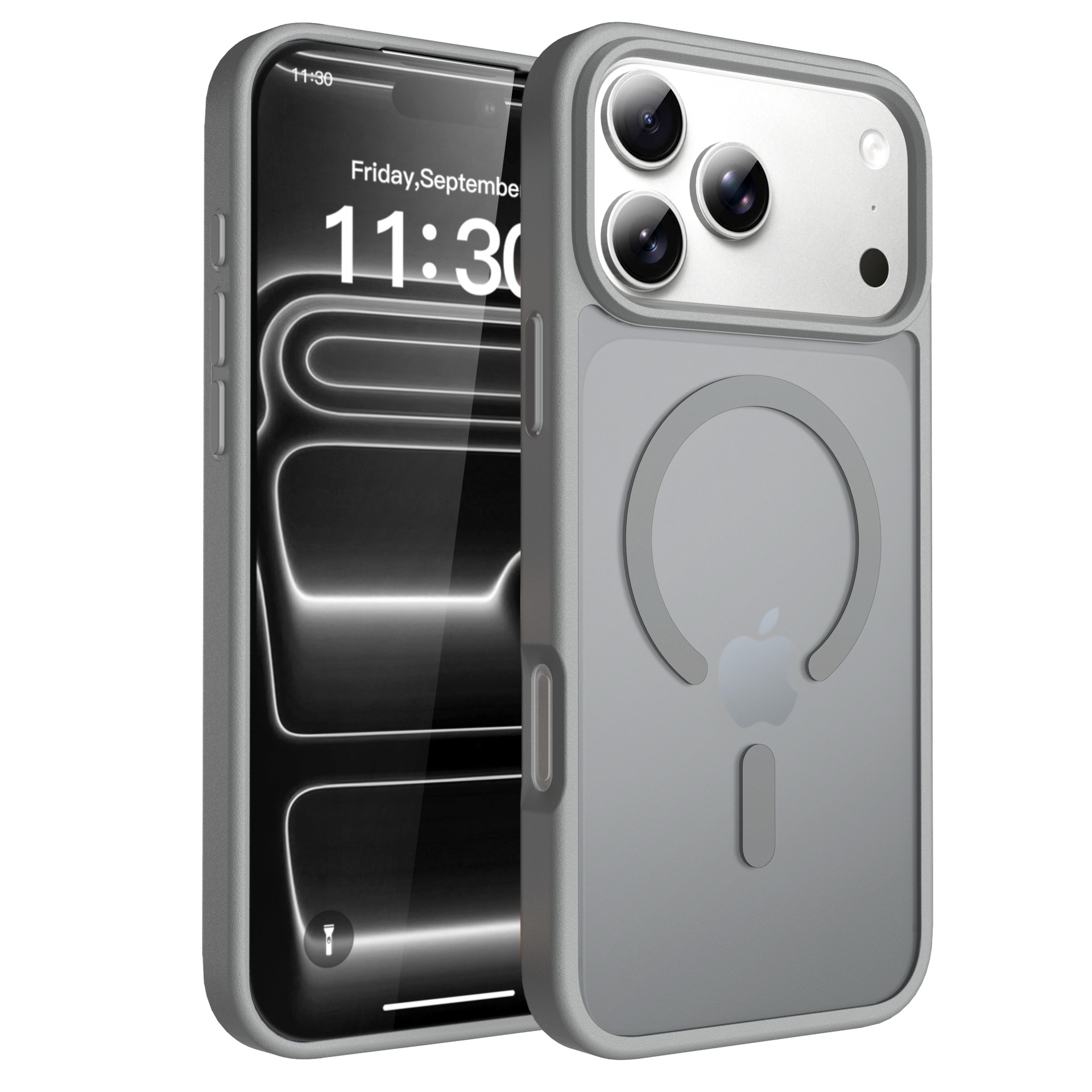 Funda Magnética para Celular para Apple 16 Plus y iPhone 17 Pro Max, TPU, Anti-caídas, Cobertura Completa