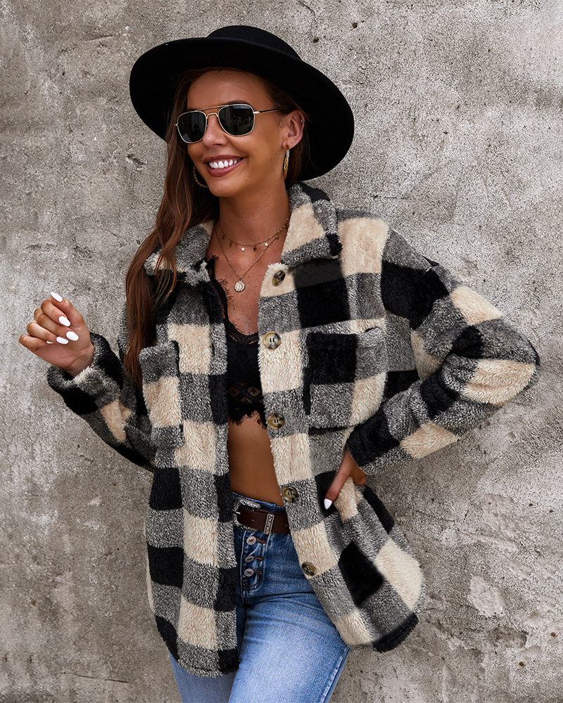 women s plaid cardigans nihaostyles clothing wholesale NSDY73904