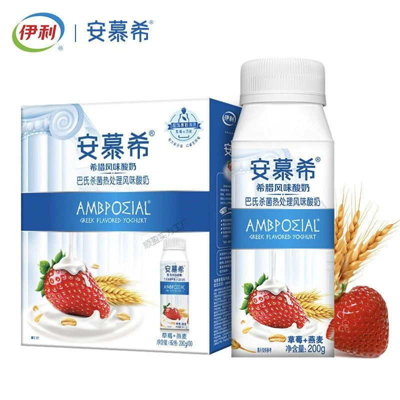 Оригинальная овсянка серии Anmuxi с желтыми персиками и ягодами, оригинальная целая коробка, питательный йогурт Zhao Guan